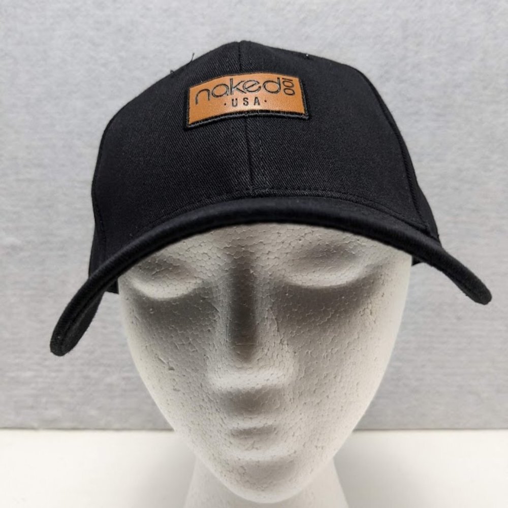 Naked 100 Los Angeles Black Brown Logo Basic Cap Hat Adjustable Size NEW - Picture 3 of 10